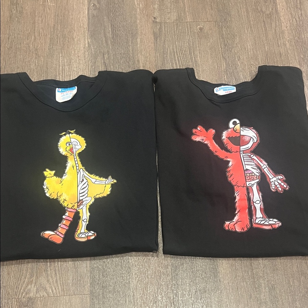Champion Blank Slate Sesame Workshop bundle Tshirts